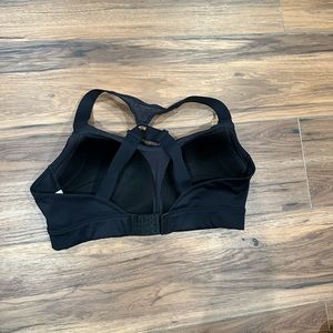 Under armour high support crossback sports bra black size large